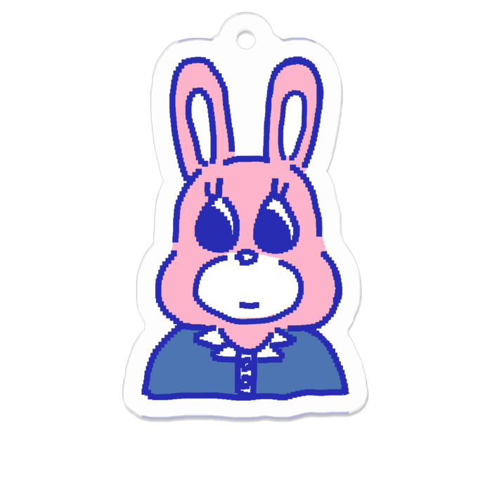 アクリルキーホルダー（コーティング） - 50 x 50 (mm)