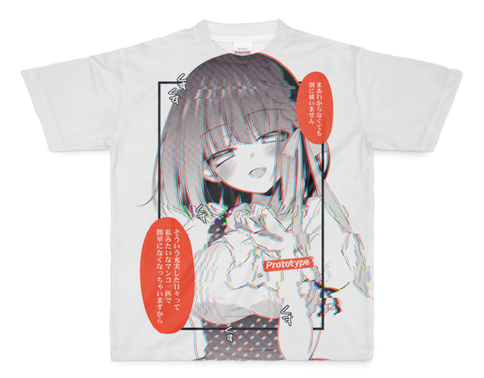 フルグラフィックTシャツ - M - 正面印刷のみ
