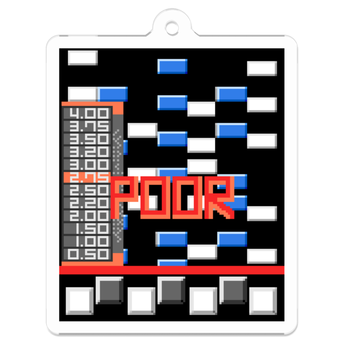 アクリルキーホルダー - 50 x 50 (mm)