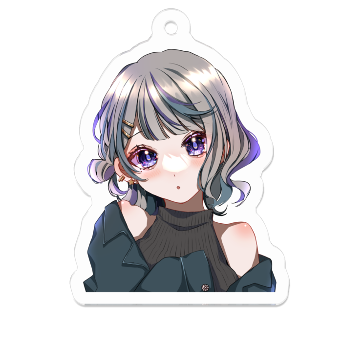 アクリルキーホルダー - 50 x 50 (mm)