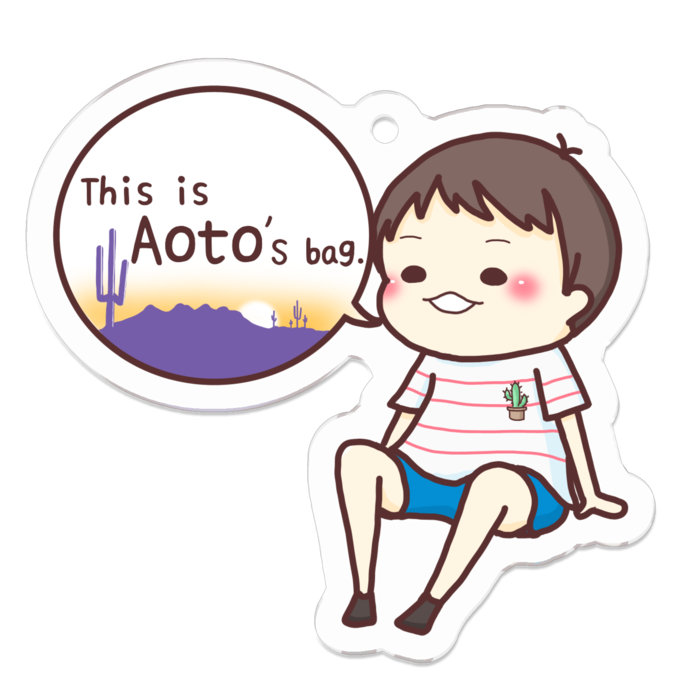 アクリルキーホルダー - 50 x 50 (mm)