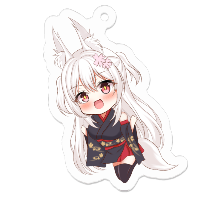 アクリルキーホルダー - 50 x 50 (mm)