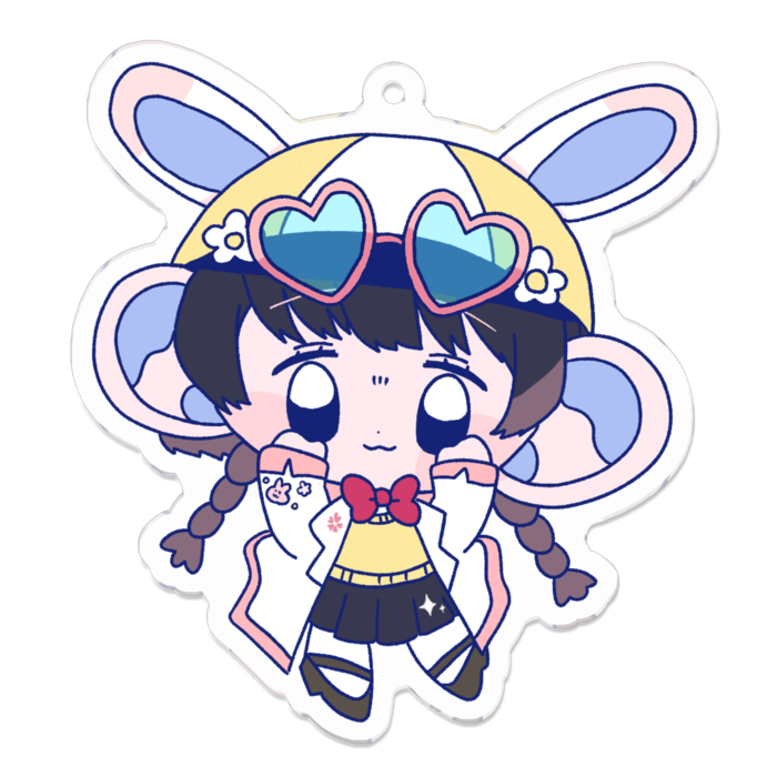 アクリルキーホルダー - 70 x 70 (mm)