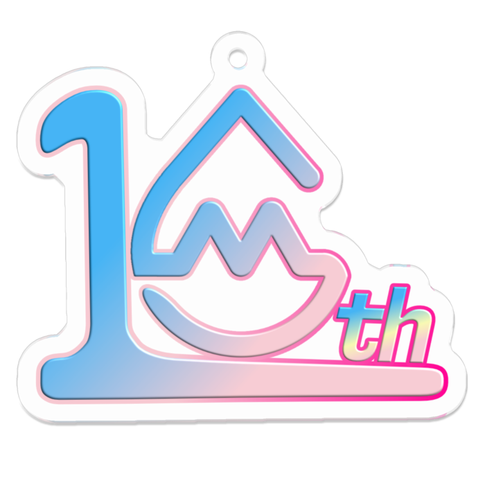 アクリルキーホルダー - 50 x 50 (mm)