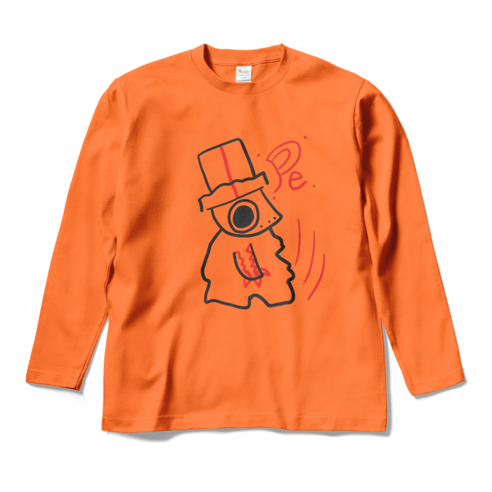 ロングスリーブTシャツ - M - オレンジ