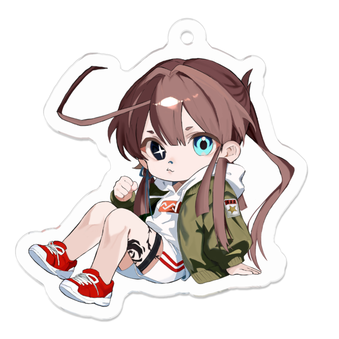 アクリルキーホルダー - 50 x 50 (mm)