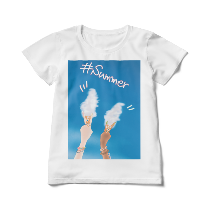 レディースTシャツ - L - 白
