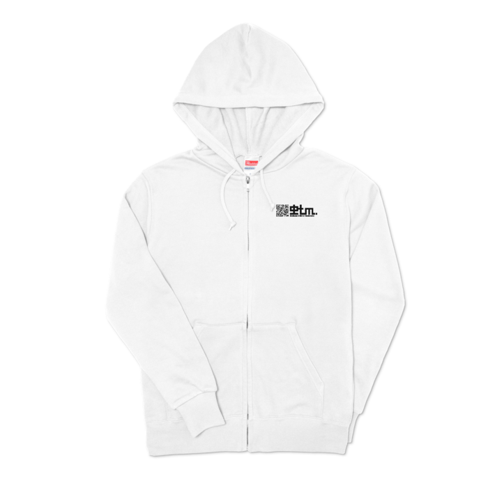 ジップパーカー - S - ホワイト