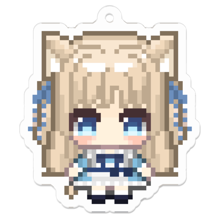 アクリルキーホルダー（コーティング） - 50 x 50 (mm)