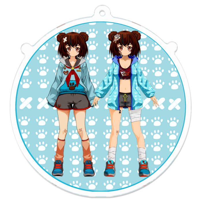 アクリルキーホルダー - 70 x 70 (mm)