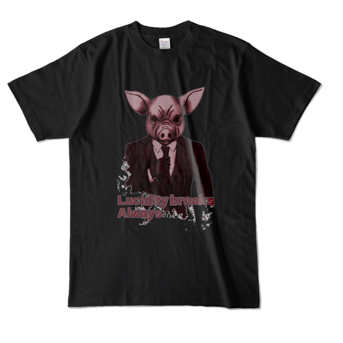 カラーTシャツ - L - ブラック (濃色)