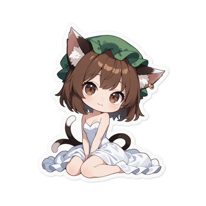 ステッカー - 100 x 100 (mm)(キャラのみ)