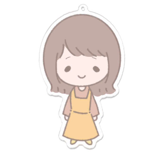 アクリルキーホルダー - 100 x 100 (mm)