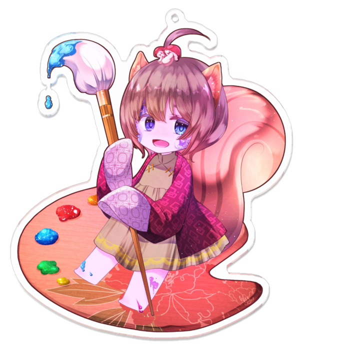 アクリルキーホルダー - 100 x 100 (mm)