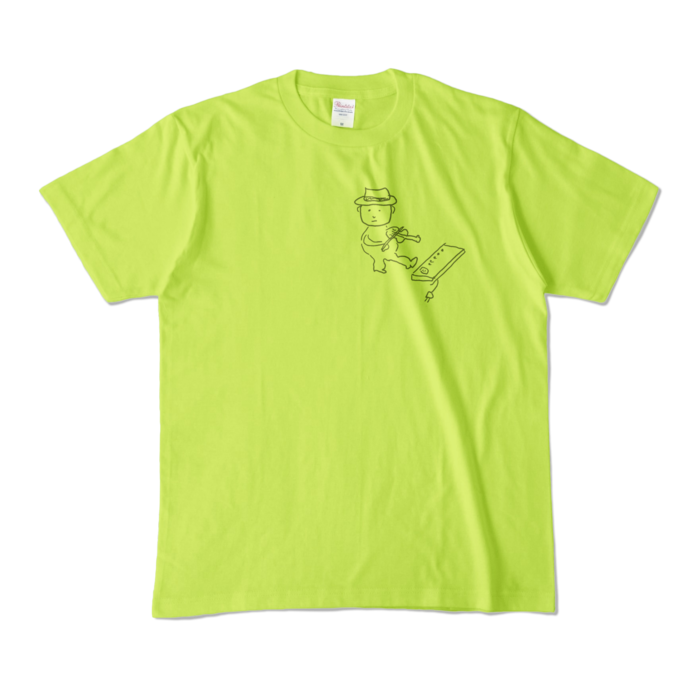 Tシャツ - M - ライトグリーン (淡色)-キャラ小