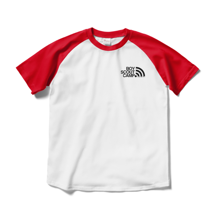 ラグランTシャツ - M - レッド