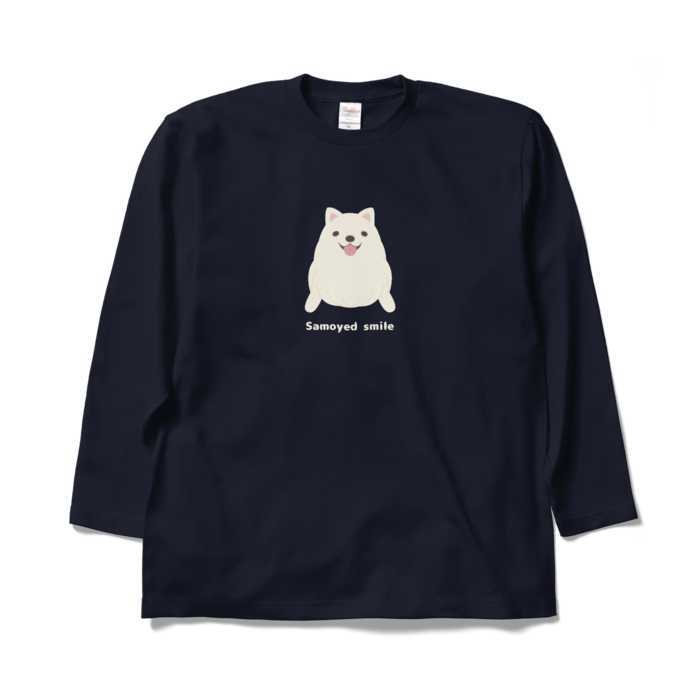ロングスリーブTシャツ　紺　XL