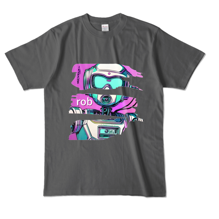カラーTシャツ - L - チャコール (濃色)