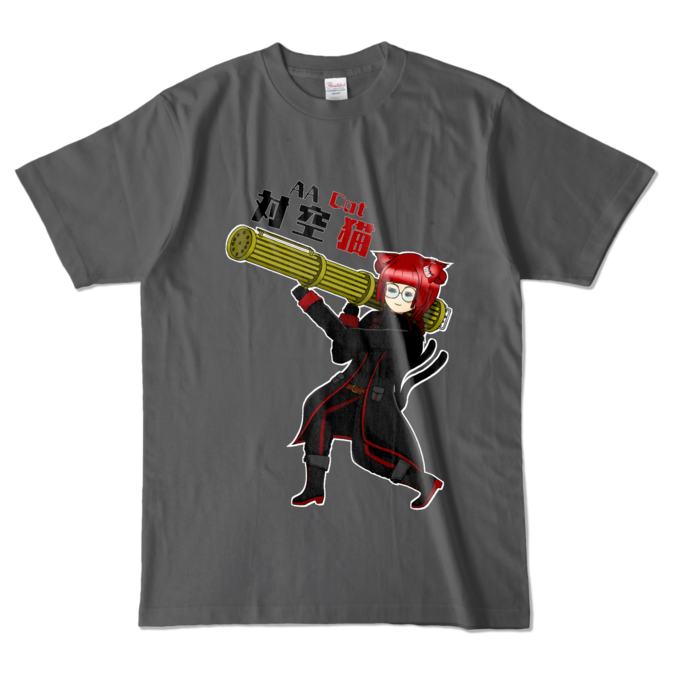 カラーTシャツ - L - チャコール (濃色)