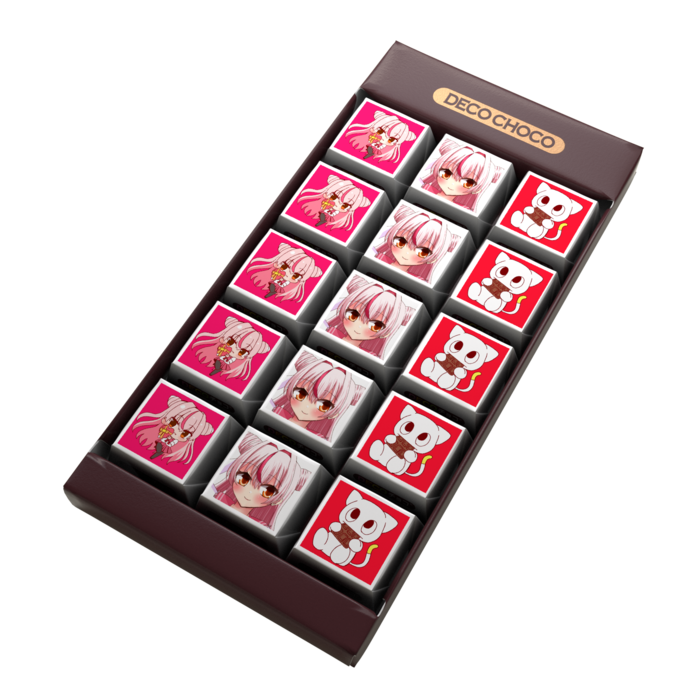 DECOチョコ - 列ごとにデザイン