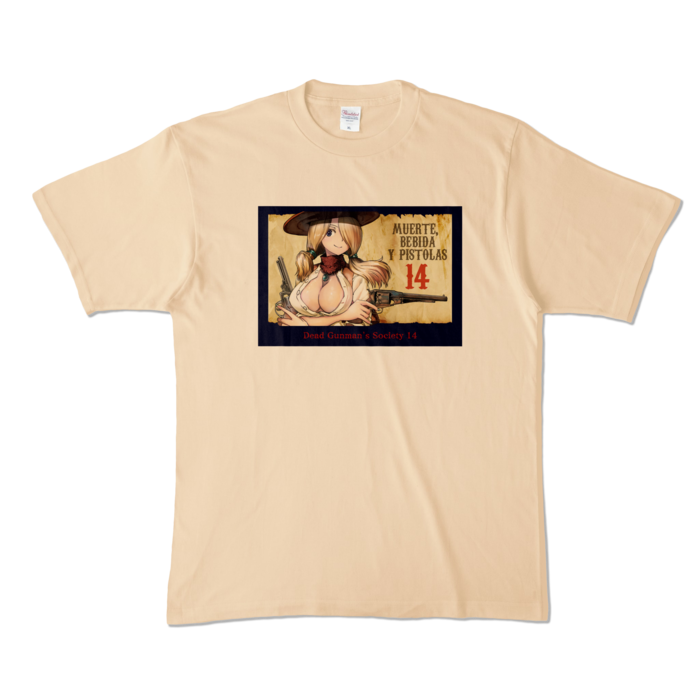 カラーTシャツ - XL - ナチュラル (淡色)