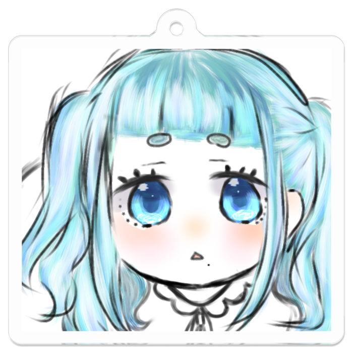 アクリルキーホルダー - 50 x 50 (mm)