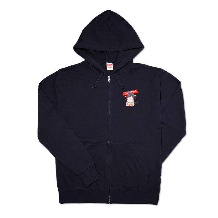 penpenジップパーカー - L - 左胸