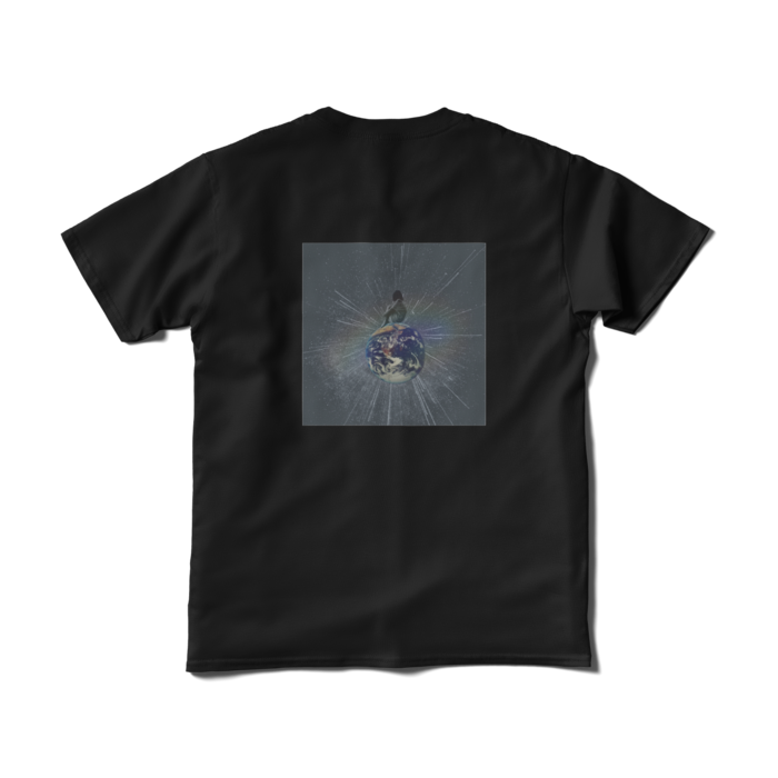 Tシャツ（短納期） - S - ブラック(背面)