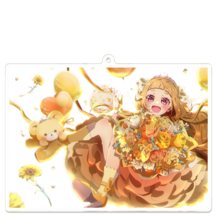 アクリルキーホルダー - 100 x 100 (mm)
