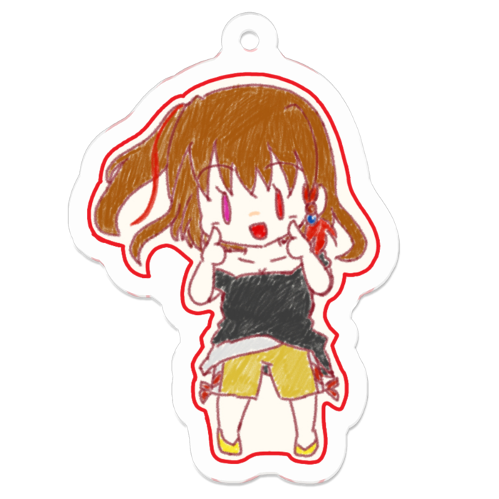 アクリルキーホルダー - 50 x 50 (mm)