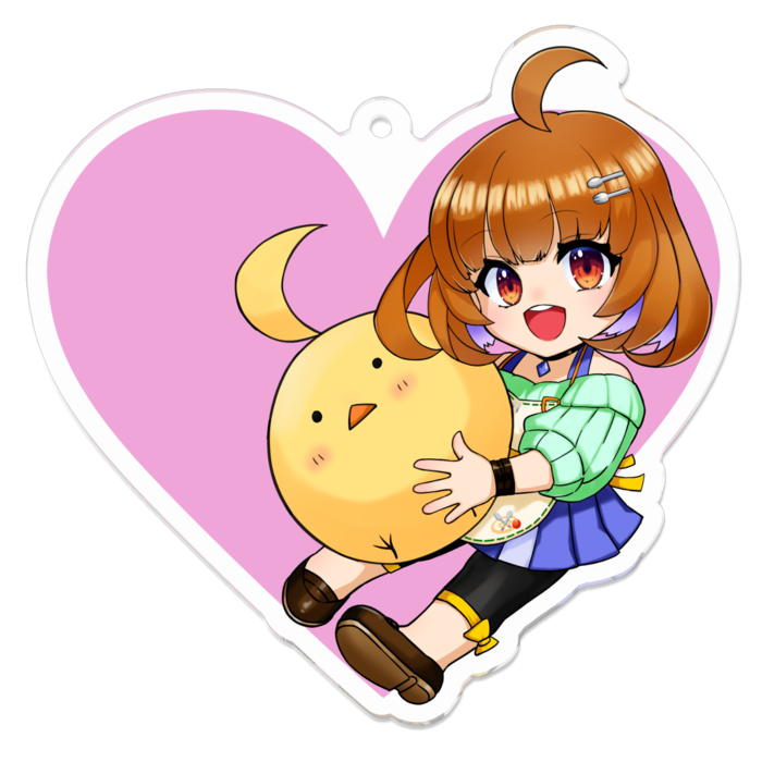 アクリルキーホルダー - 70 x 70 (mm)