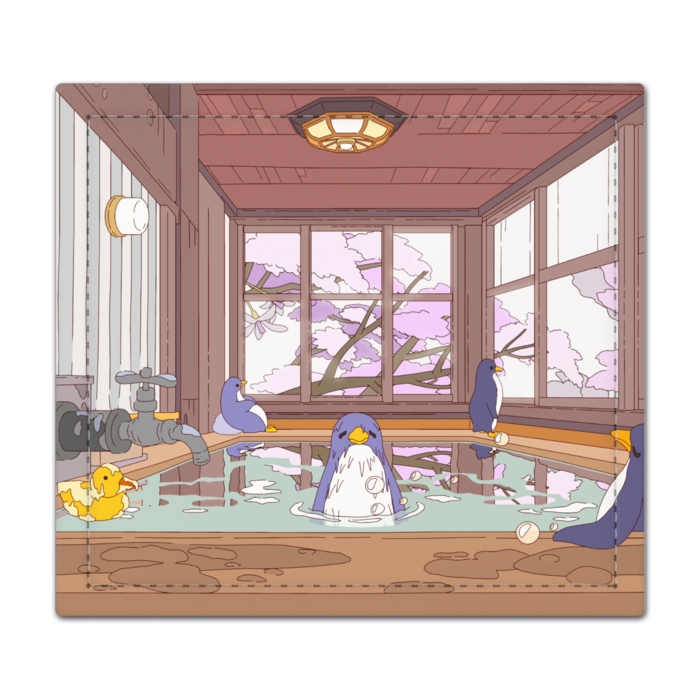 春の泉 - 105 x 95 (mm)