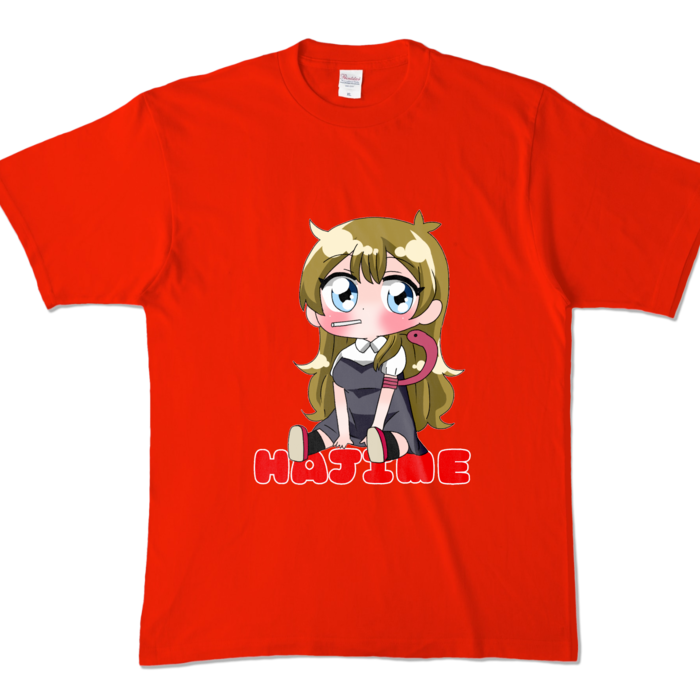 カラーTシャツ - XL - レッド (濃色)