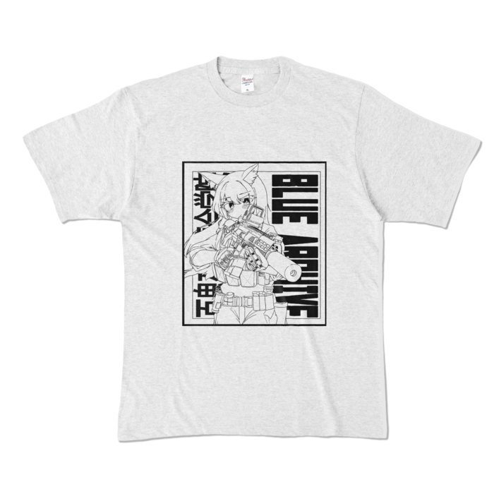 カラーTシャツ - XL - アッシュ (淡色)
