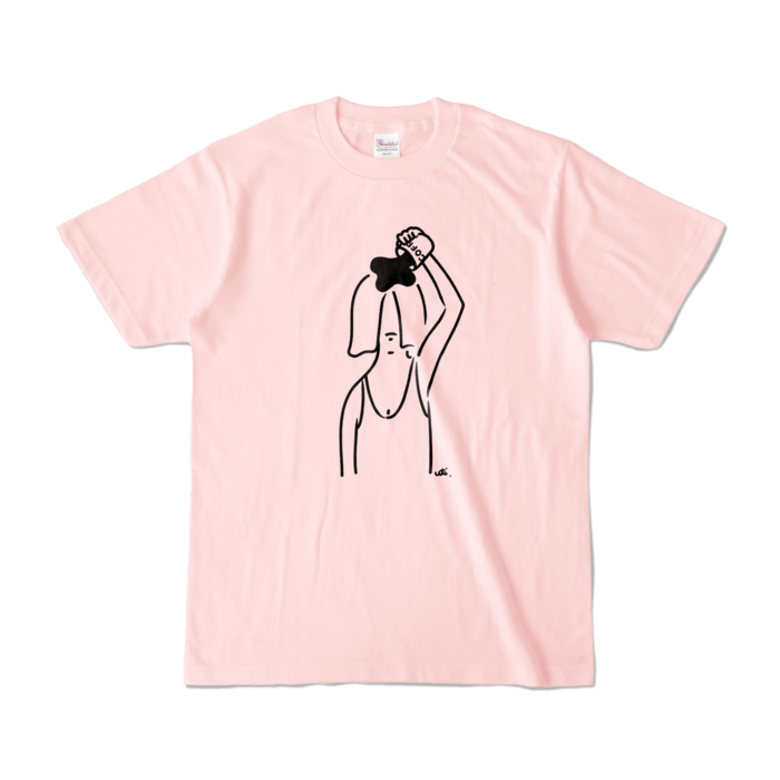 カラーTシャツ - S - ライトピンク (淡色)