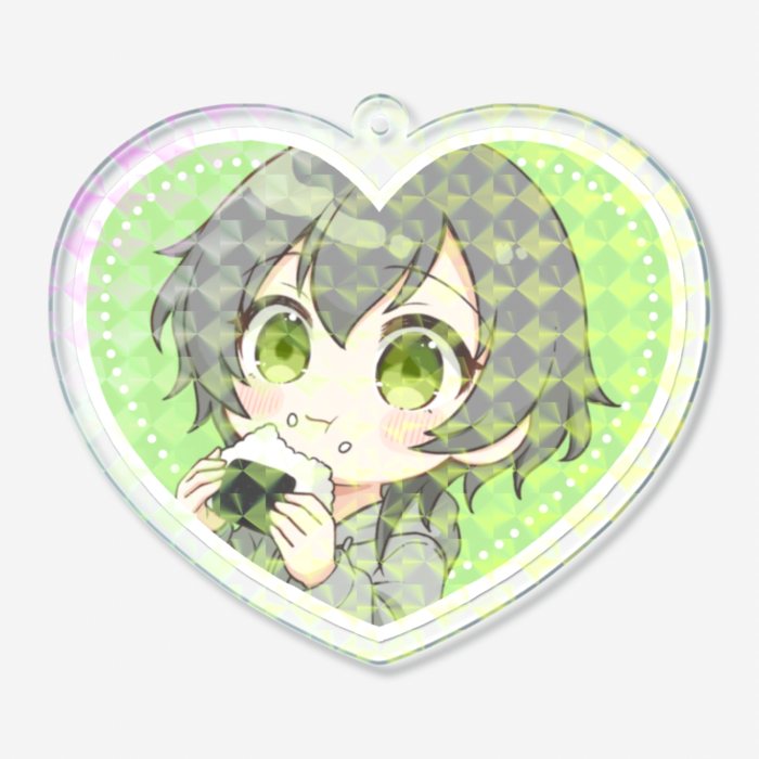 ホログラムアクリルキーホルダー - 70 × 70mm(1)