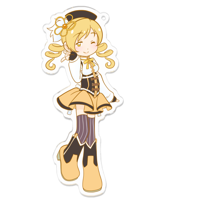 アクリルキーホルダー（コーティング） - 100 x 100 (mm)