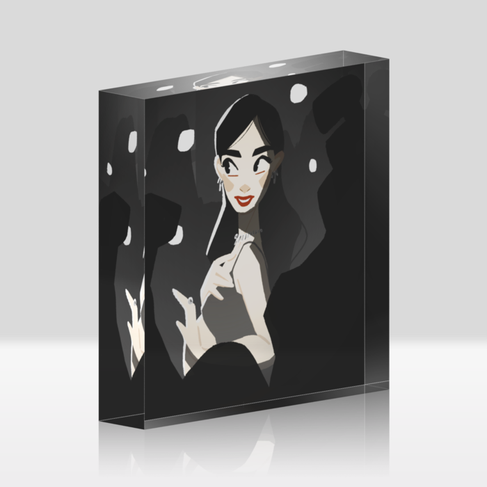 アクリルブロック - 100x100mm