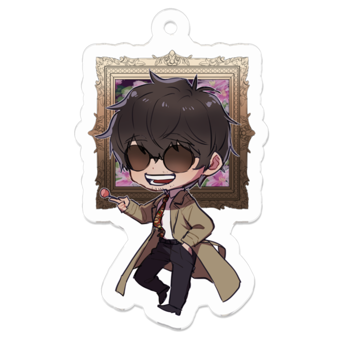 アクリルキーホルダー - 50 x 50 (mm)