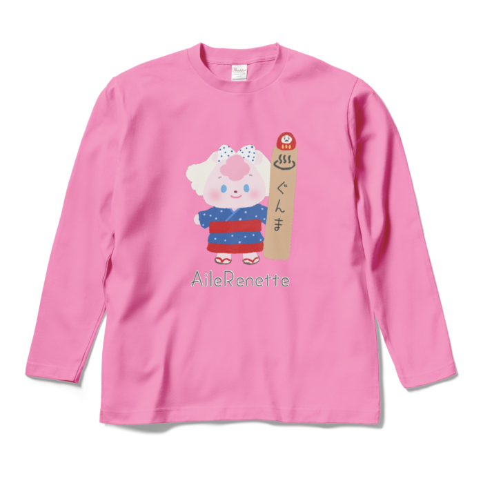 ロングスリーブTシャツ - M - ピンク