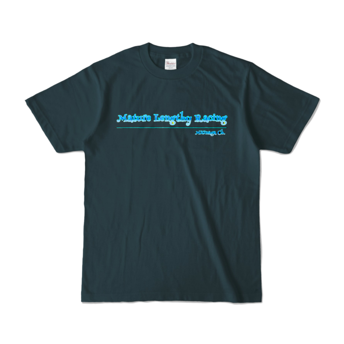 チーム名のみカラーTシャツ - S - デニム (濃色)