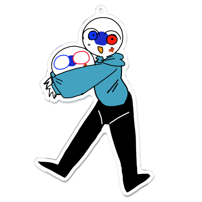 アクリルキーホルダー - 100 x 100 (mm)