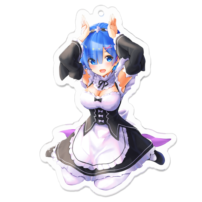 アクリルキーホルダー - 70 x 70 (mm)