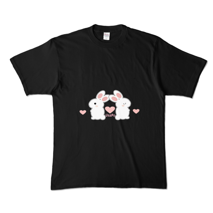 カラーTシャツ - XL - ブラック (濃色)