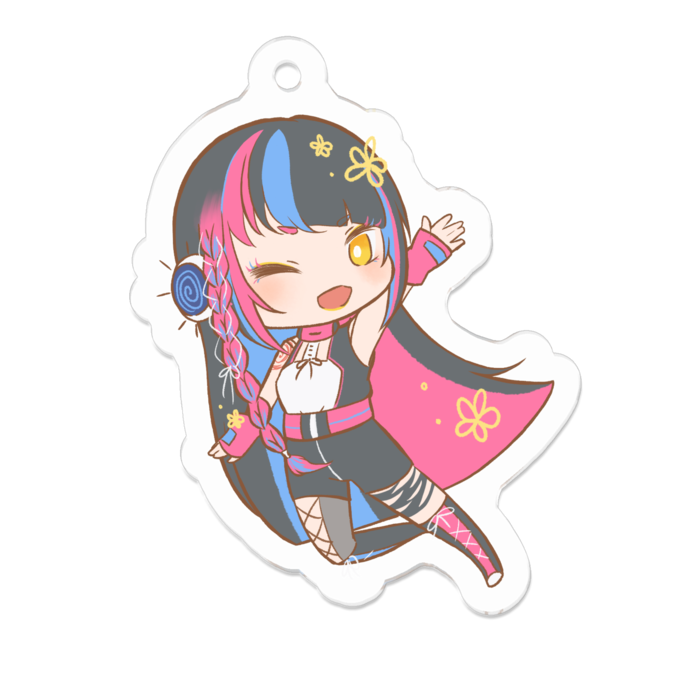 アクリルキーホルダー - 50 x 50 (mm)