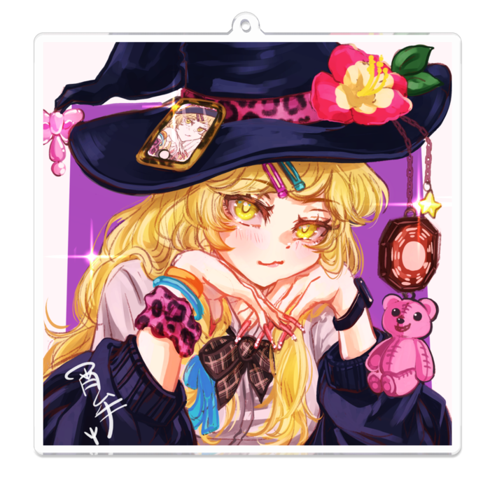 アクリルキーホルダー - 100 x 100 (mm)