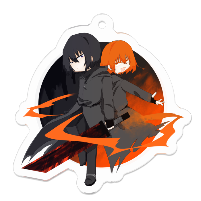 アクリルキーホルダー - 50 x 50 (mm)