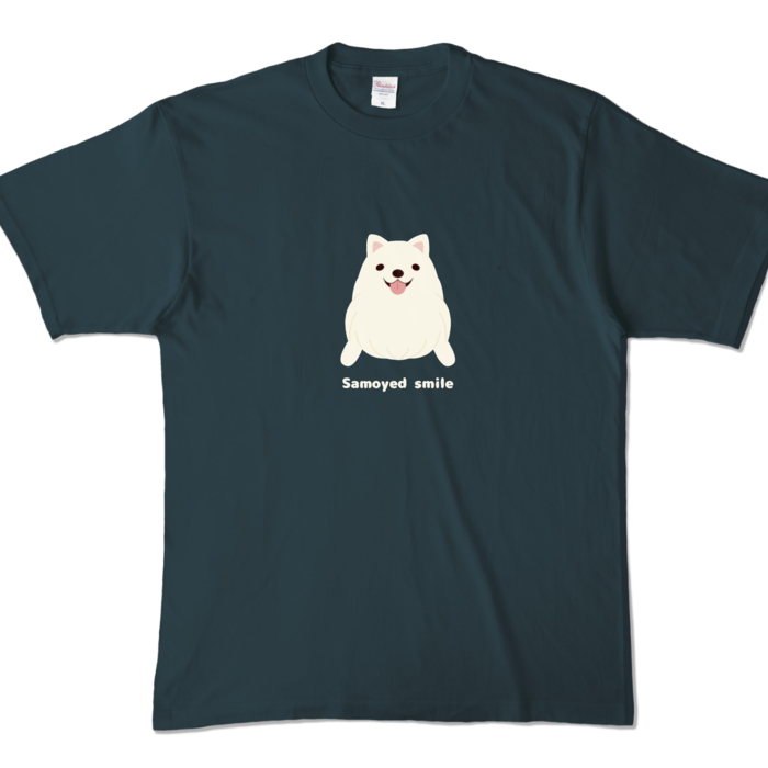 カラーTシャツ　デニム　XL