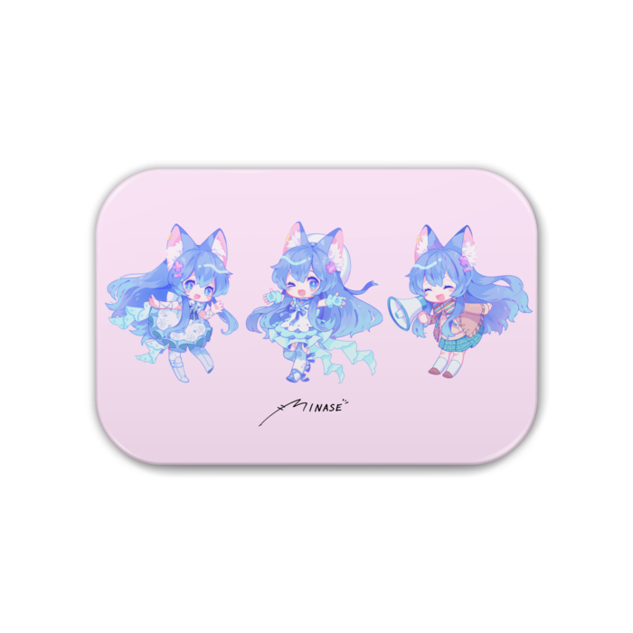 Pink - 角丸 76x51mm