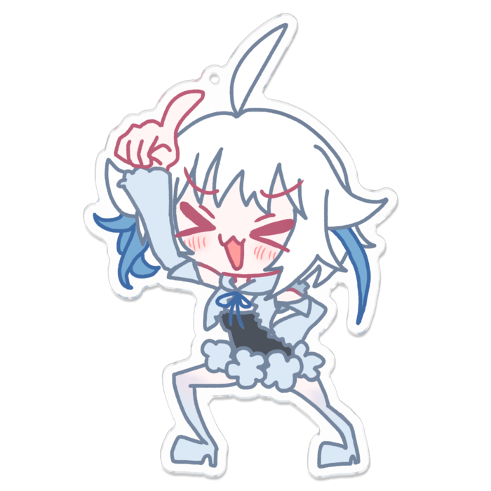 アクリルキーホルダー - 100 x 100 (mm)